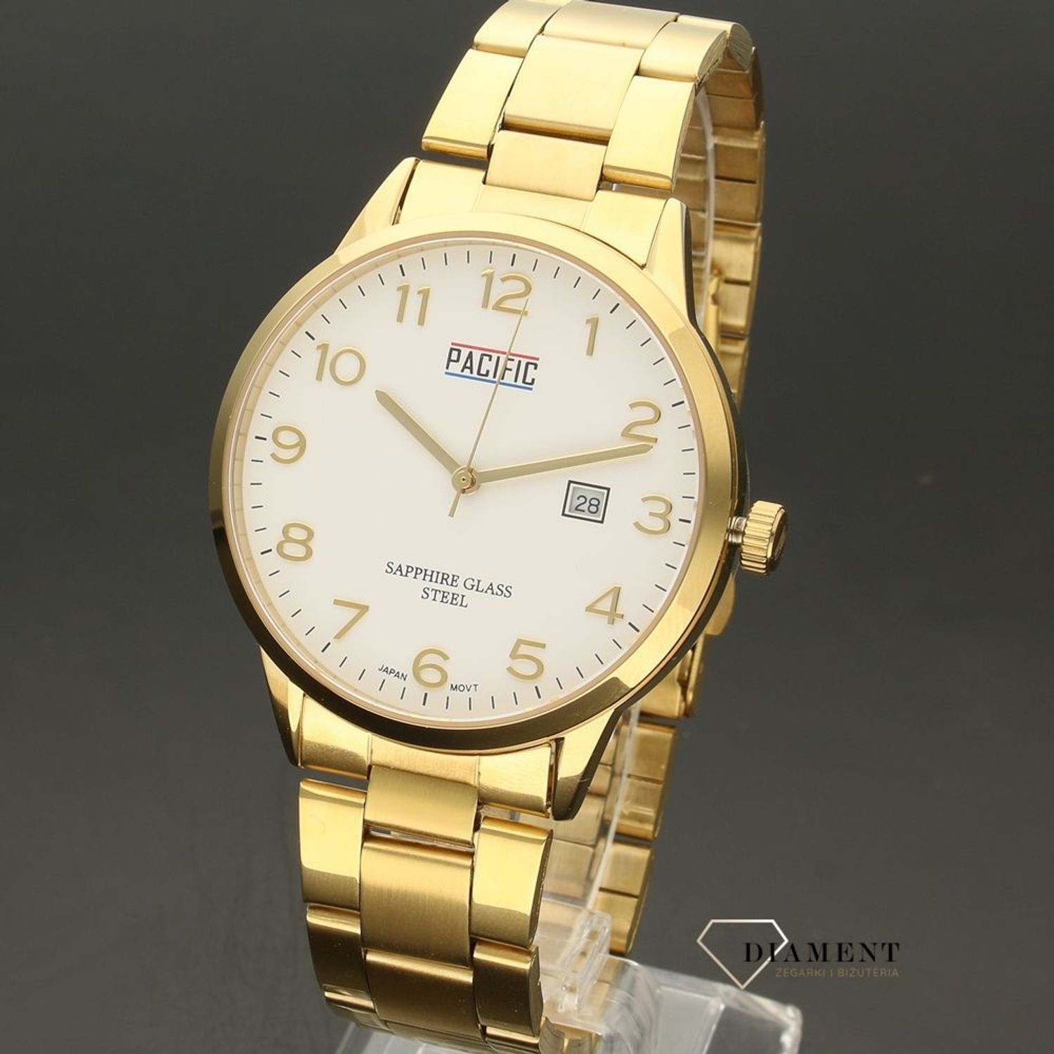 Męski zegarek Pacific Sapphire S1047 GOLD (1).jpg